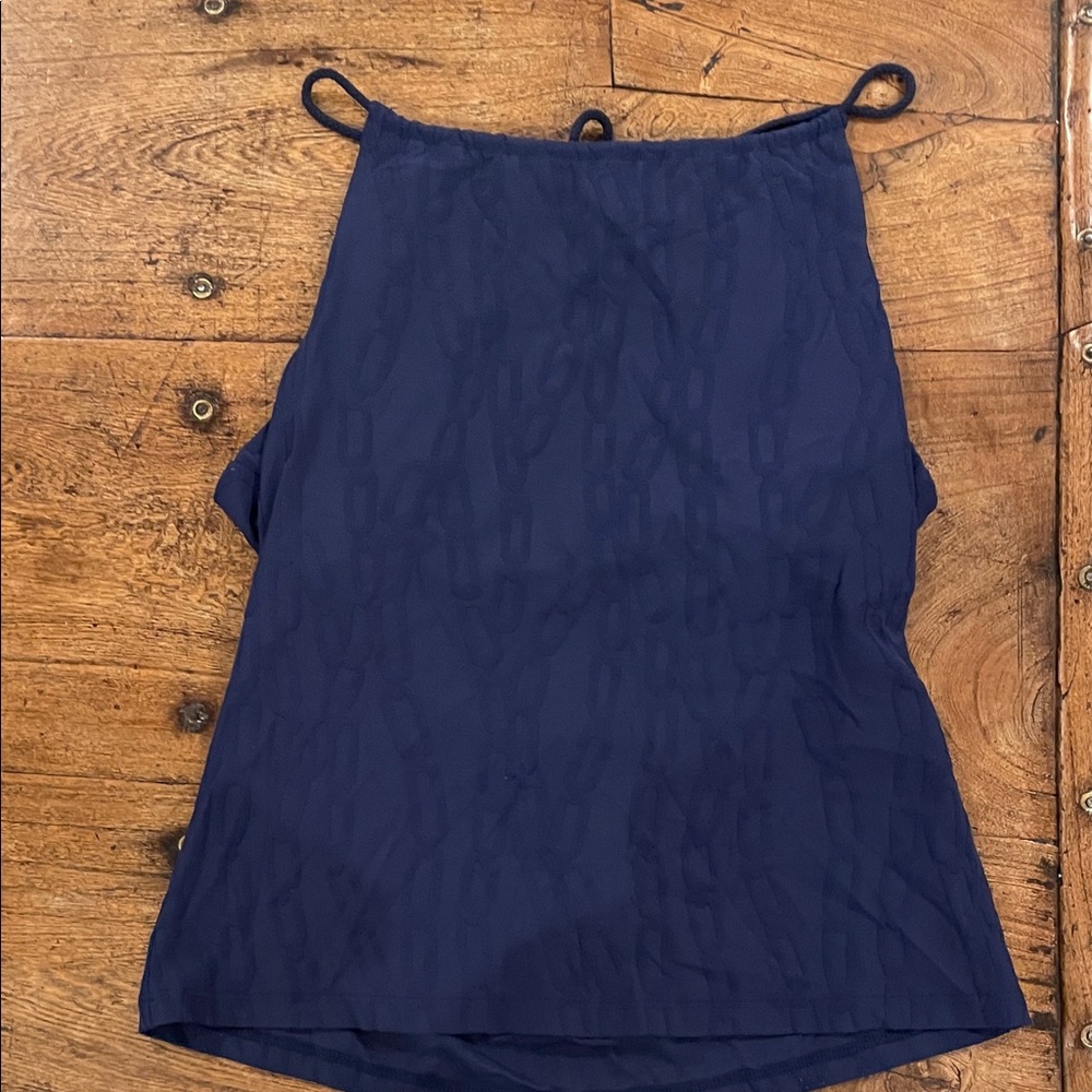 J McLaughlin Navy Halter Tank Top